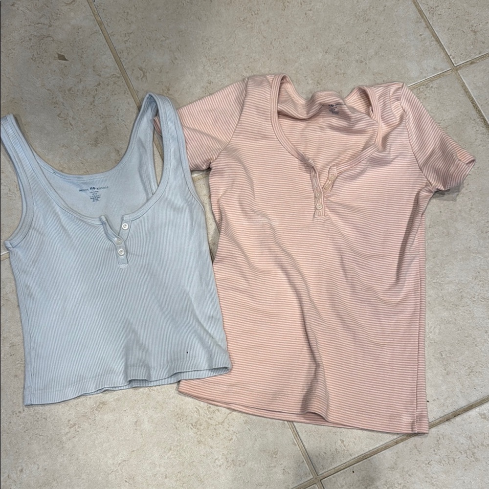 Brandy Melville tank and tee bundle